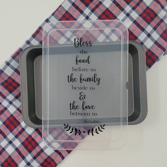 Custom Non-stick Steel Cake Baking Pans with Covers 13" x 9" ***NEW*** - Picture 2 of 4